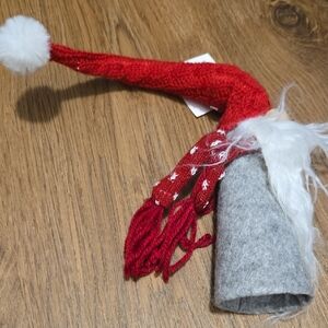 Red and Gray Gnome Decoration